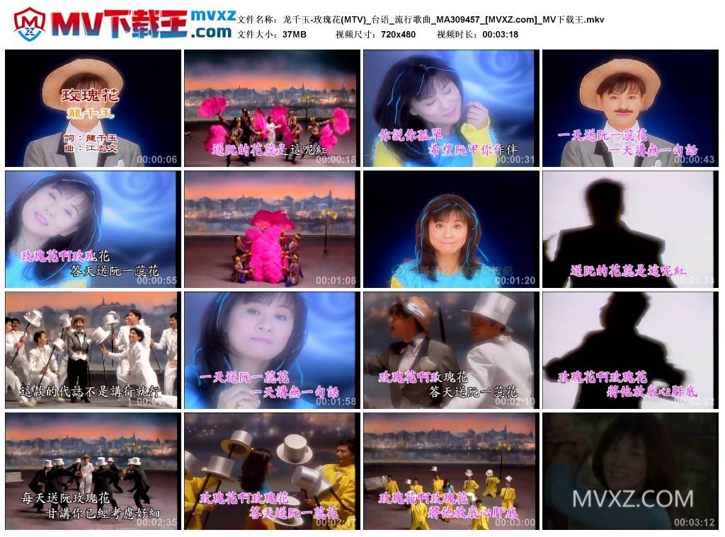 龙千玉-玫瑰花(MTV)_台语_流行歌曲_MA309457